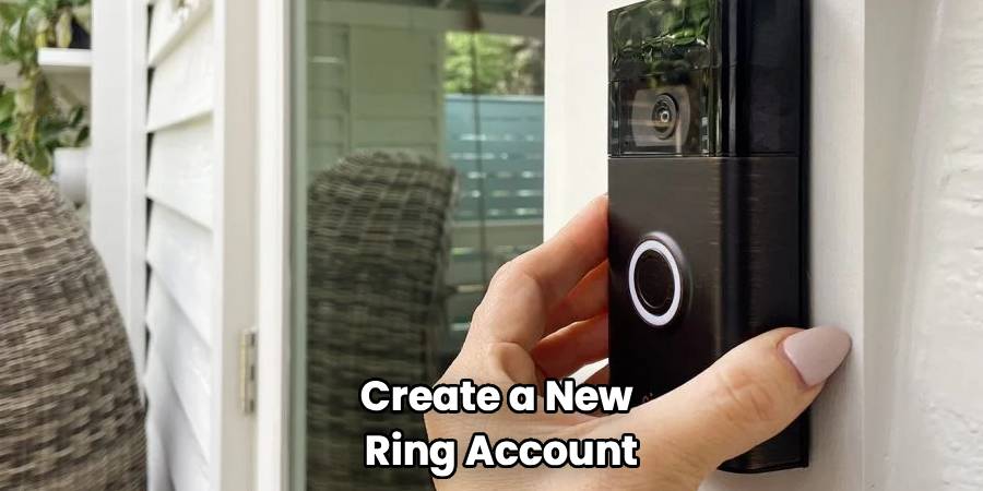 Create a New 
Ring Account