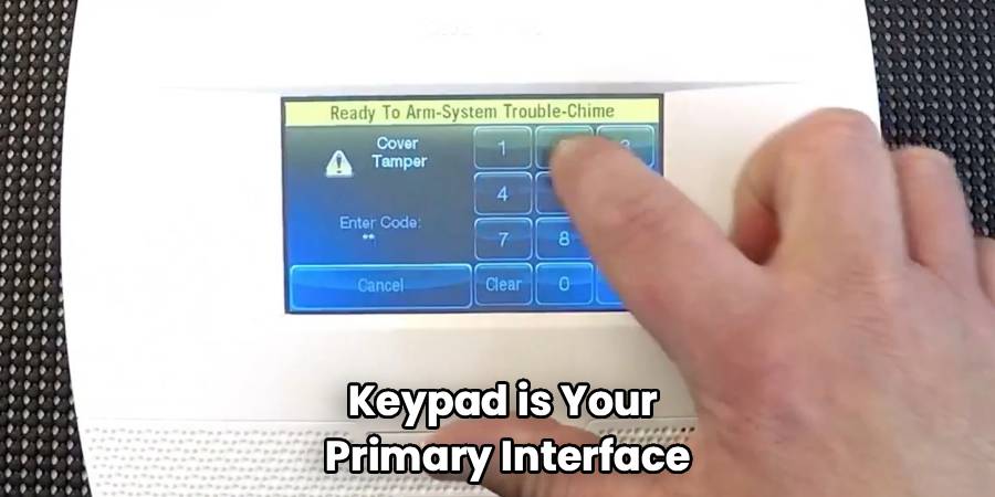 Keypad is Your
Primary Interface
