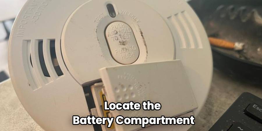 Locate the 
Battery Compartment