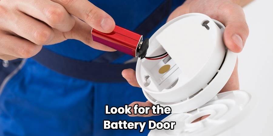 Look for the 
Battery Door
