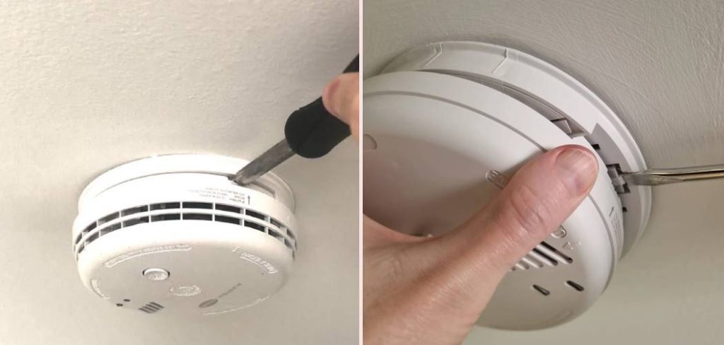 How To Open Smoke Detector Cover