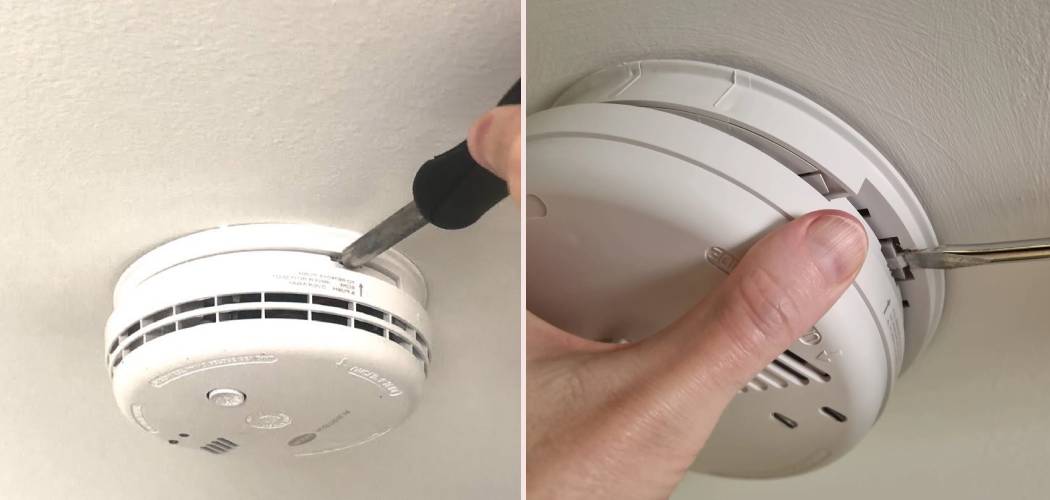 How To Open Smoke Detector Cover