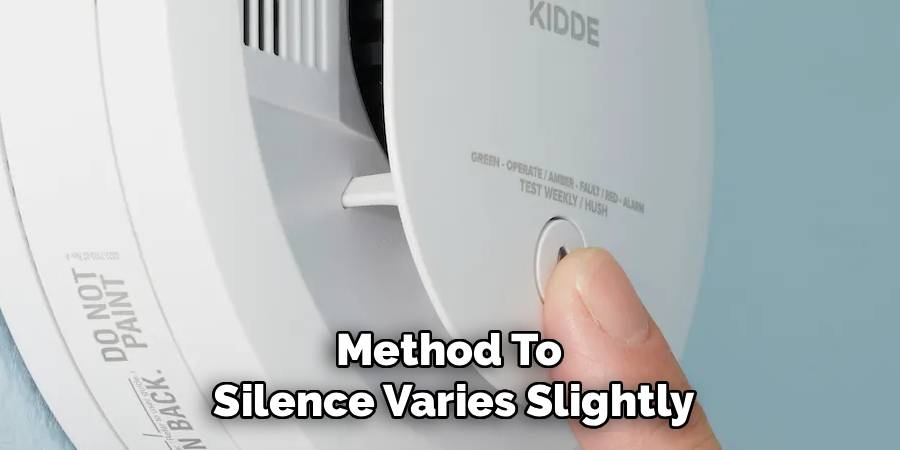 Method To 
Silence Varies Slightly