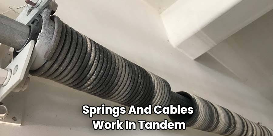 Springs And Cables 
Work In Tandem