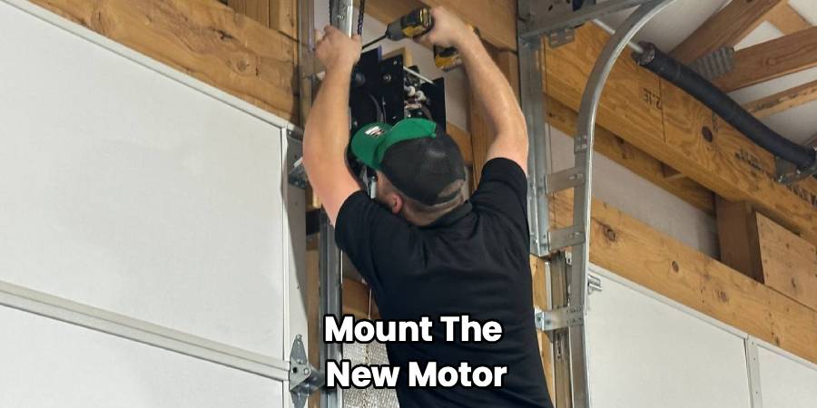 Mount The 
New Motor