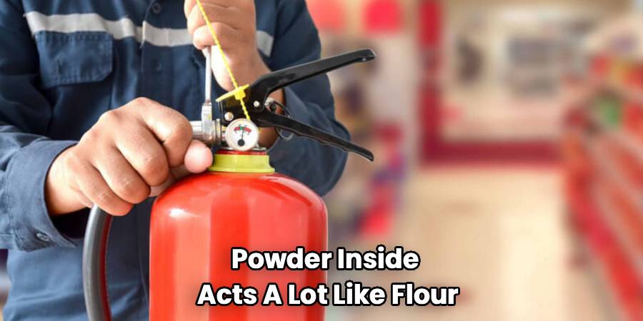 Powder Inside 
Acts A Lot Like Flour