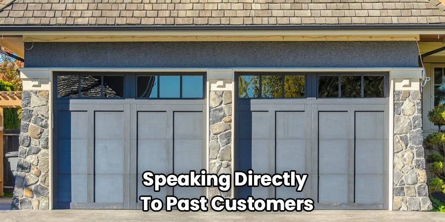 Speaking Directly
To Past Customers