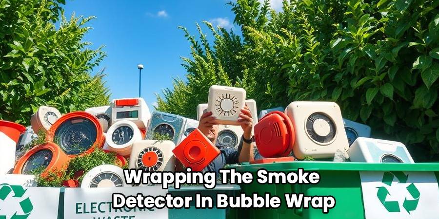 Wrapping The Smoke 
Detector In Bubble Wrap