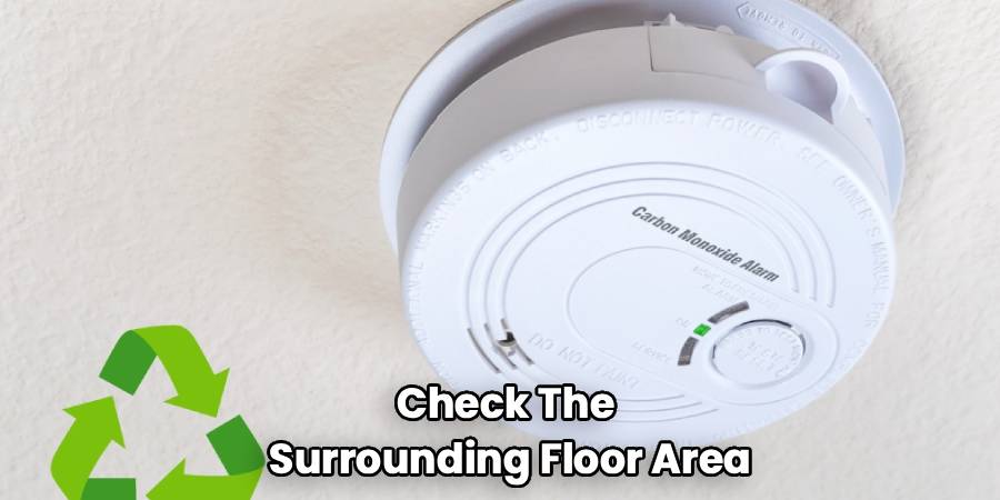 Check The 
Surrounding Floor Area