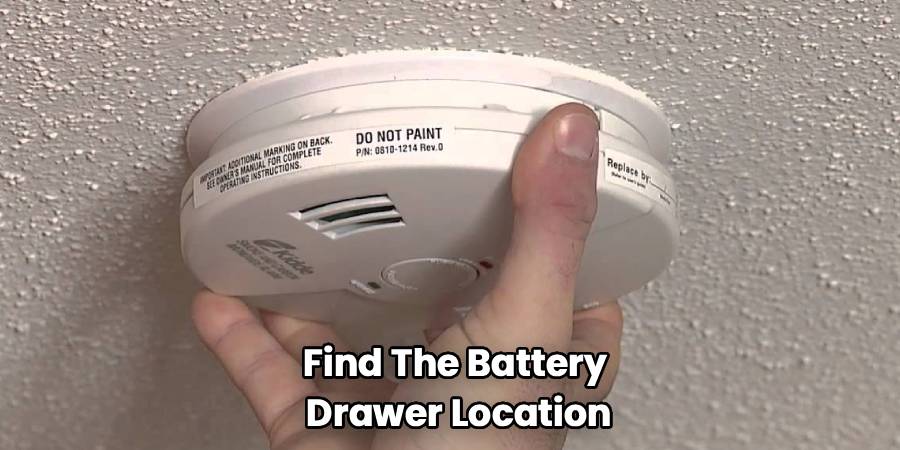 Find The Battery 
Drawer Location
