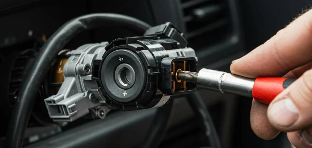 How to Drill Out Ignition Lock Cylinder