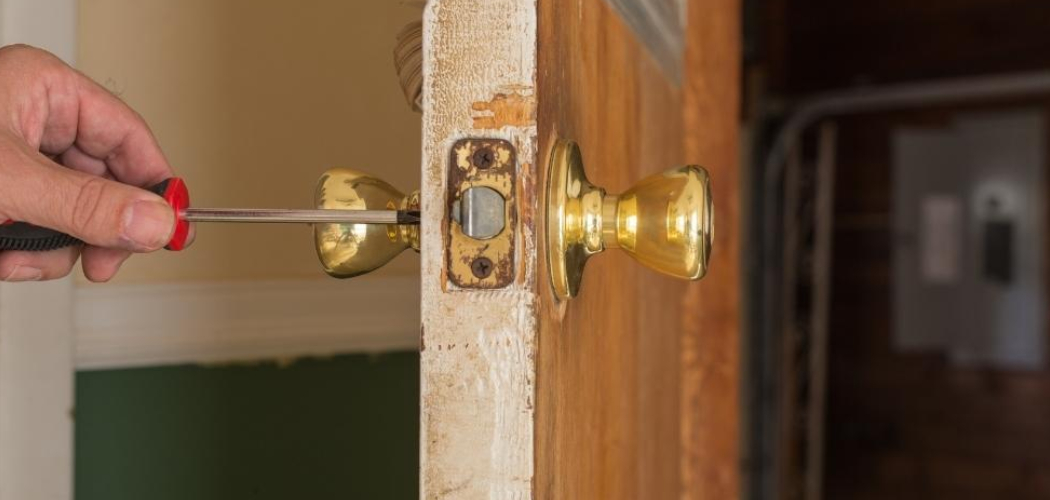 How to Fix a Loose Lever Door Handle