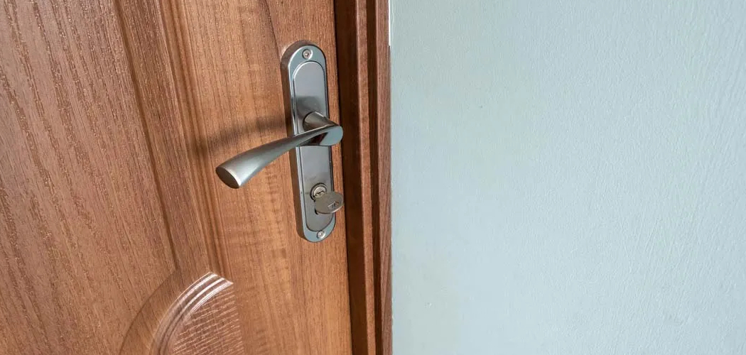 How to Install a Lock on a Bedroom Door