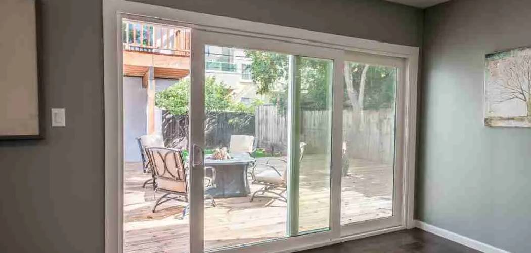 How to Secure a Sliding Glass Door From the Inside