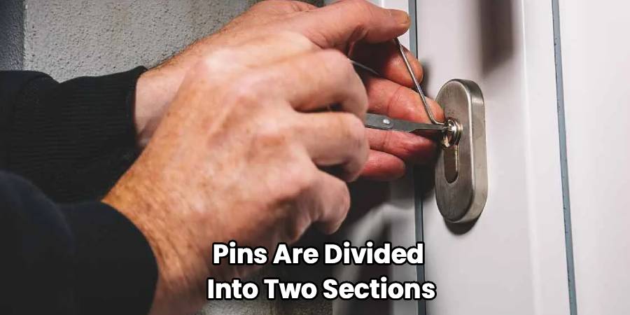 Pins Are Divided 
Into Two Sections