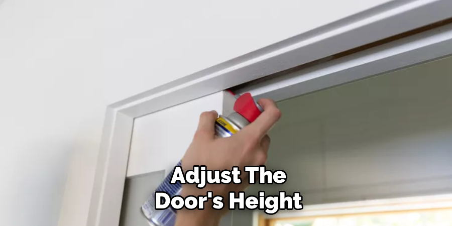 Adjust the Door's Height