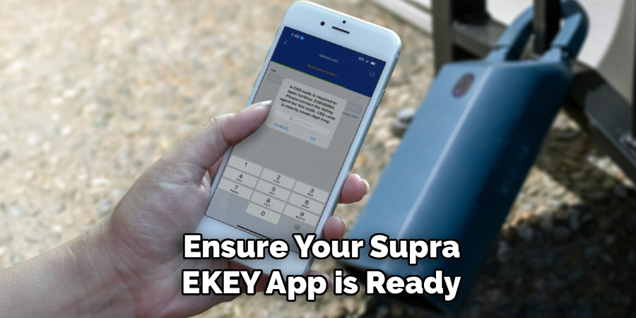 Ensure Your Supra eKEY App is Ready