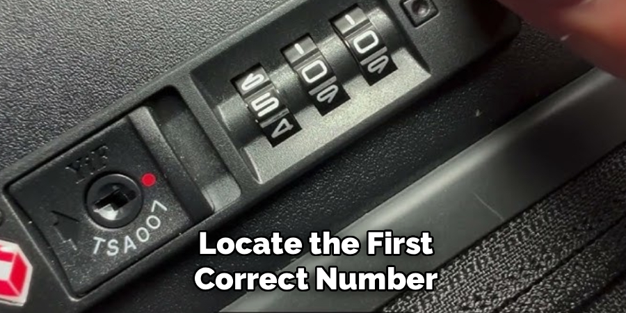 Locate the First Correct Number