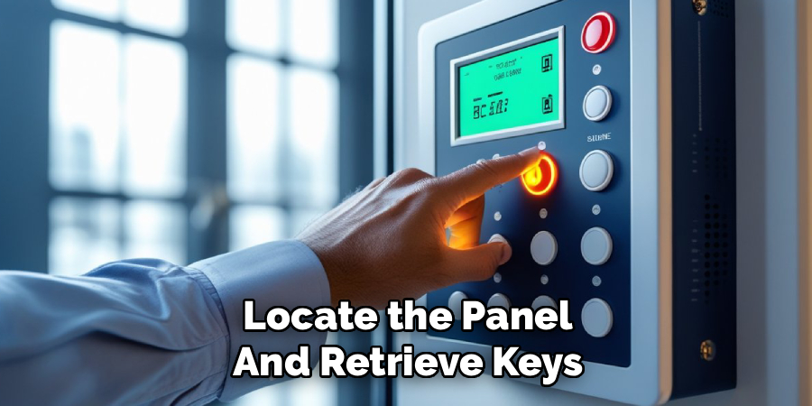 Locate the Panel and Retrieve Keys
