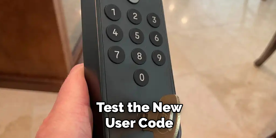Test the New User Code