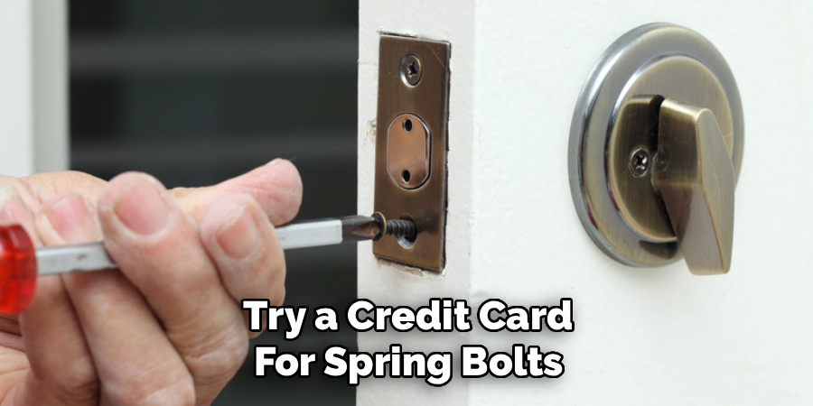 Try a Credit Card for Spring Bolts