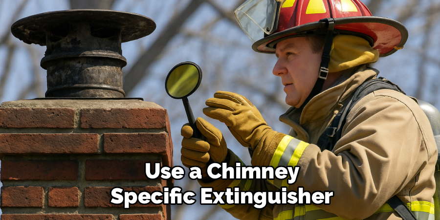 Use a Chimney-Specific Extinguisher