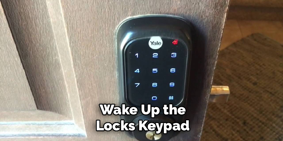 Wake Up the Lock's Keypad