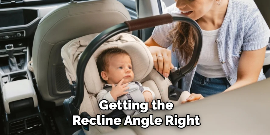 Getting the Recline Angle Right